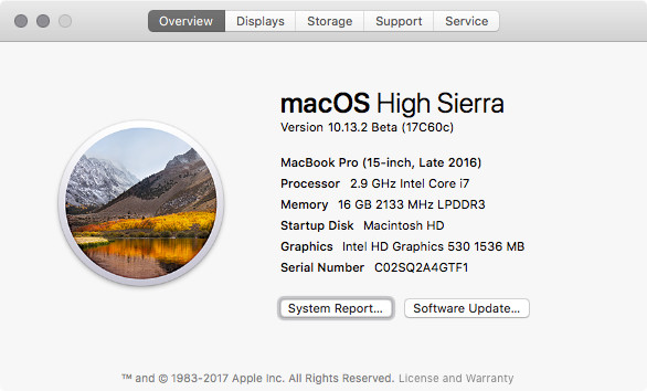 mac hardware requirements for sierra